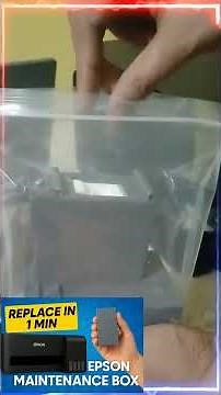 Replace Epson Maintenance Box in 1 Minute#EpsonPrinter#PrinterMaintenance#QuickFix#PrinterTips