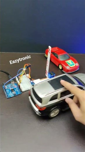 Automatic Toll Gate using Arduino Uno with Ultrasonic Sensor #arduinoproject #arduino #robot #diy