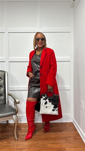 Sunday Vibes ❤️🤎 Women over 50 can wear color and still be classy and sassy. ❤️🤎 Comment SHOP below to receive a DM with the link to this post on my LTK ⬇ Link: https://liketk.it/5Edvt Dress @tjmaxx Coat @zara (old) Boots @macys (old) Sunnies @ysl Bag (Florence, Italy) Lip @thelipbar (Hot Mama) Cup @starbucks #macysstylecrew #macyspartner #tjmaxxfinds #styleover50 #zaraambassadorus #over50andfabulous #outfitinspo #explore #dcblogger #nycinfluencer #dmvinfluencers #dmvcontentcreator | Travel La