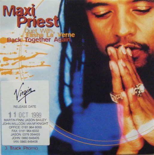 Maxi Priest Duet With Elisha La' Verne - Back Together Again
