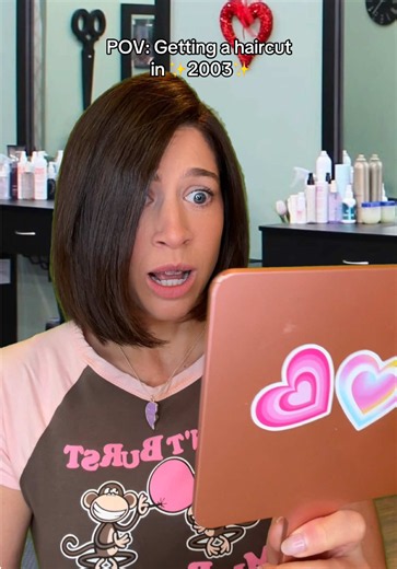 The haircut we all wanted, but couldn’t achieve #2000s #millennial #nostalgia