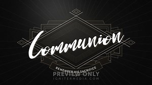 Pinstripes - Communion - Title Graphics