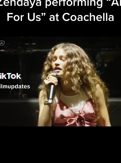 Zendaya & Labrinth Perform “All For Us” at Coachella 2023
