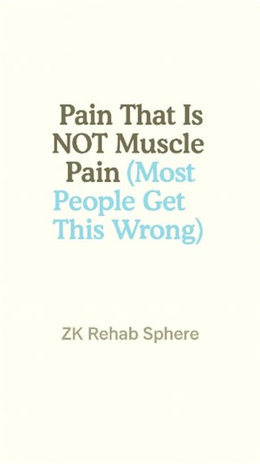 Not all pain comes from muscles. The type, timing, and pattern of pain often point to nerve, joint, inflammatory, or visceral causes. Understanding pain characteristics helps in early diagnosis, correct referral, and better treatment outcomes. 📌 Save this for clinical reference 🔁 Share with students & clinicians 🔍 Key Reminder Muscle pain ≠ all pain. Listen to the quality of pain, not just the location. #PainScience #ClinicalReasoning #PhysiotherapyEducation #MusculoskeletalHealth #NeuroPain 