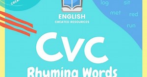 CVC Rhyming Words Activities - English Created Resources