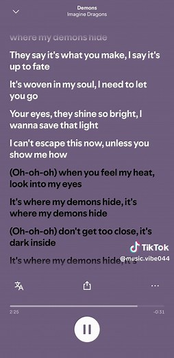 Demons Imagine Dragons Lyrics - Full Song Lyrics