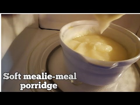 How I make soft mealie-meal porridge in the microwave oven