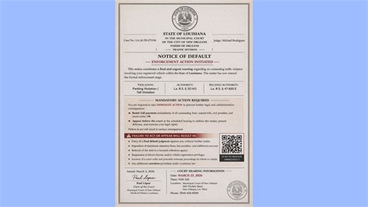 AI-generated scam targets La. residents with fake traffic violation texts