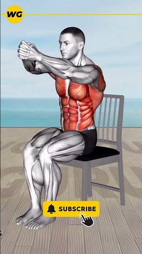 This Simple Chair Workout Melts Belly Fat for Men 💺🔥