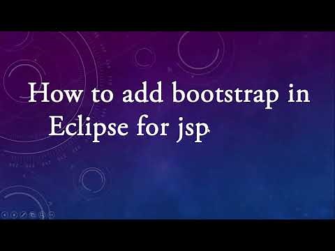How to add bootstrap in Eclipse IDE for jsp pages