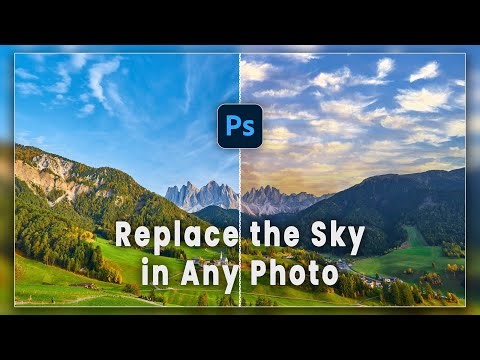 Replace the Sky in Any Photo with Photoshop 2025! ✨