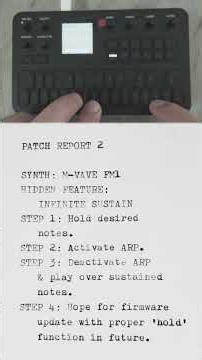 Patch Report: July 21, 2026 📝 | M-VAVE FM1 #ambient #electronicmusic #synth