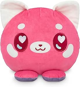Teeturtle Reversible 6" Red Panda Plushie - Valentine's Day - Cute Kawaii Soft Stuffed Animal
