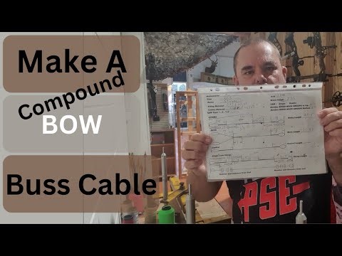 Make a compound bow Buss Cable.