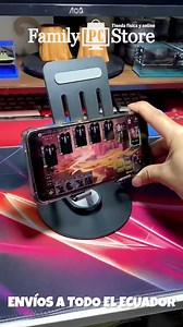 El diseño ergonómico de este soporte para escritorio L355, le permite mantenerse de pie y sujetar un celular o tablets, facilitando la postura que mejor se acople a tu necesidad. Su base circular y giratoria le proporciona estabilidad y firmeza. Perfecto para actividades académicas, de oficina y entretenimiento. ------------------------------------------------- Escríbenos al ☎ 0964097397 WhatsApp 👉 bit.ly/FamilyPCStore-info Con nosotros si lo quieres, lo pides y lo tienes. 👉 bit.ly/FamilyPCSto