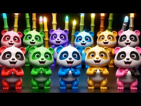 🌈🐼 Rainbow Panda Party! | Fun Animal Song for Kids 🎶