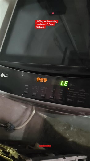 LG Top lord washing machine LE Error problem #lg #washingmachinerepairing #le error#homeappliance