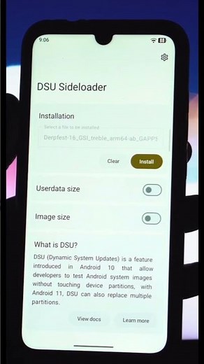 Android 16 NO ROOT Install!🔥 #shorts #android16 #gsi #customrom #noroot #techtips #android #derpfest
