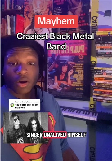 Replying to @GhostyPoo Mayhem is definitely one of the most unhinged acts to spawn not only in the black metal scene but in the music world in general #mayhem #blackmetalhead #blackmetaltiktok #blackmetalband #yapoleondynamite