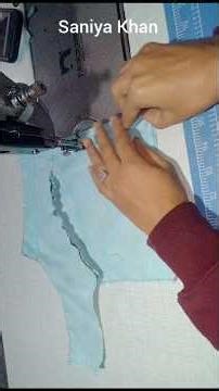 simple princess cut blouse stitching tutorial in easy method#princesscat#blouse#stitching#shorts