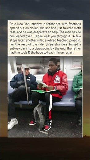 Stranger Turns Subway Ride Into Math Class