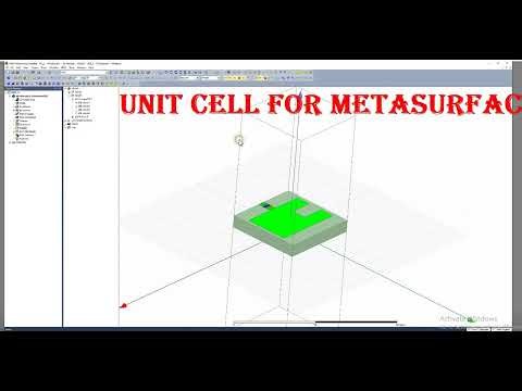 unit cell of metasurface 180 degree phase shift at 5 8 resonance frequency in hfss
