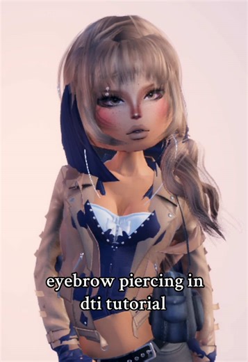 Eyebrow Piercing Tutorial in DTI: Step-by-Step Guide
