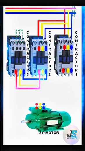 How to Connect a 3-Phase Motor in Star-Delta | Step-by-Step Wiring #electrical #electricalindia