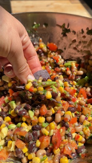 Follow @ZOE for more recipes to support your health goals 💛 Make sure you SAVE this video for next time someone asks you to bring a dish to a barbecue. Packing in 10 plants towards your 30 plants per week gut health goal this salad-dip hybrid went viral for a reason. It takes minutes to make and is the perfect pairing to ensure you still get plenty of fibre, polyphenols and plant diversity during barbecue season, perfect if you’re celebrating 4th July or getting together with friends this weeke