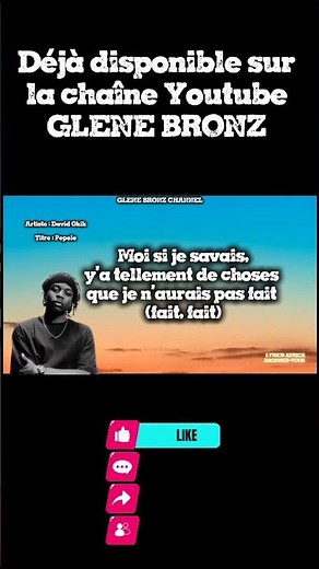 David Okit pepele Lyrics/Paroles française #1000subscriber #musique