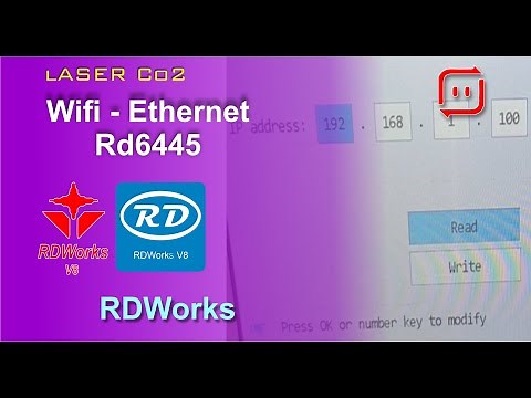 [Ruida - RdWorks] Ethernet - Wifi RD6445