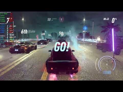 NFS: Heat FPS Test on Ultra (RTX 4060 Laptop 1080p)