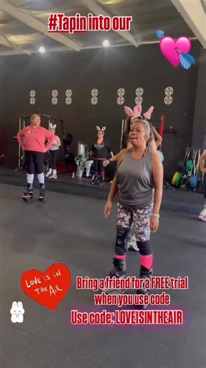 Ruth @Ruthashianjumps on Instagram: "Come show some 💗 #tbt to our viral Bunny 💘 video🐰 💗💞💘💕🫶Join us for our Ruthashian Jump Valentine’s Sweetheart Deal 💘Book your spot 💘Bring a friend Your friend jumps FREE Because LOVE LIFTS BETTER TOGETHER February 14th © 7AM Theme: Pink & Red Use code: LOVEISINTHEAIR Spots are limited - don’t miss out on the most fun workout of the month Tag your jump partner, Jump Buddy, Best friend etc…. #tapin #taptap #reels #reelsinstagram"