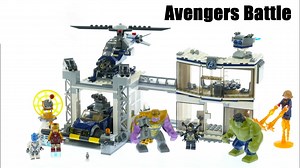 Speed Build Lego Avengers Endgame 76131: Avengers Compound Battle in Action