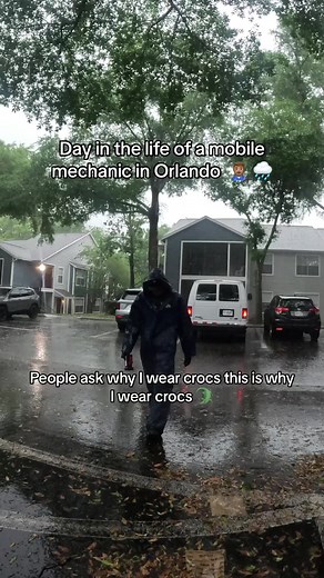 Rain or shine your car is getting fixed with Ty The Car Guy👨🏽‍🔧🌧️ dont hate on the crocs🐊 Vehicle Service Inquiry form in our bio!#mobilemechanic #mechaniclife #mechanicsoftiktok #mechanics #carsoftiktok #carslover #carsdaily #carspotting #cars #fyp #foryou #carguy #cartok