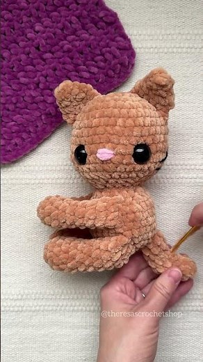 How to Curl a #Crochet Cat’s Tail | #amigurumi