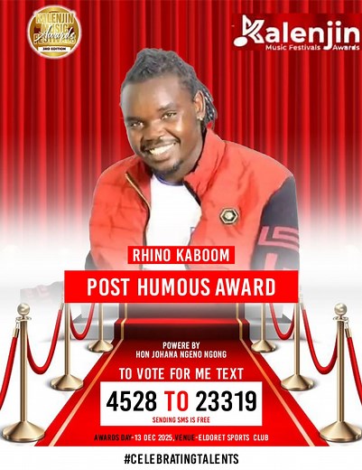 18K views · 221 reactions | Vote for Rhino Kaboom for Posthumous Award | Kalenjin Media | Facebook