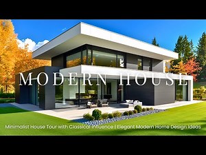 Modern Minimalist Homes with Timeless Elegance | Minimal Architecture Meets Classical Design