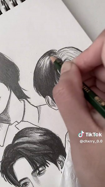 Drawing Handsome Boys with an AR Drawing App