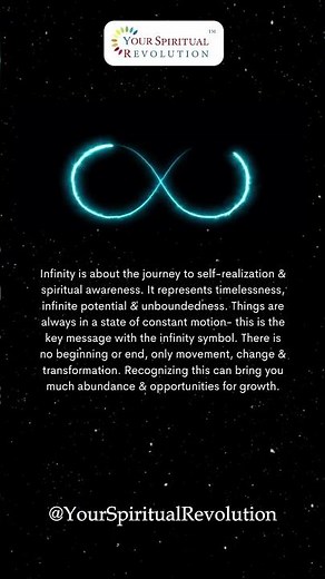 What does Infinity mean for Spirituality?