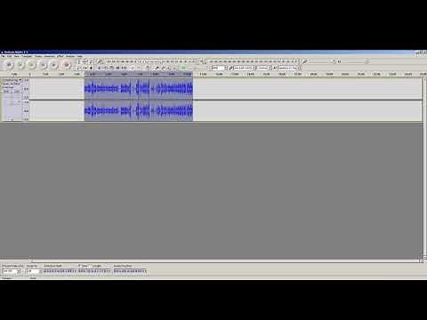 How to Delete Things in Audacity