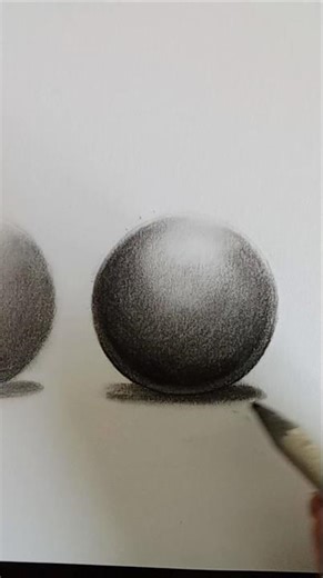 #shading of charcoal and graphite pencil #pencil #ytshorts