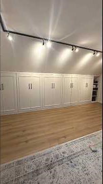🧚DIY attic dressing room doors🧚 #diydressing #home #ikeahack #sloping