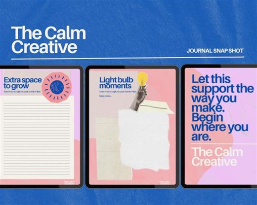 Creative Practice Journal Printable PDF | Gentle Year Planner for Artists, Writers & Makers | Reflection Workbook Digital Download - Etsy