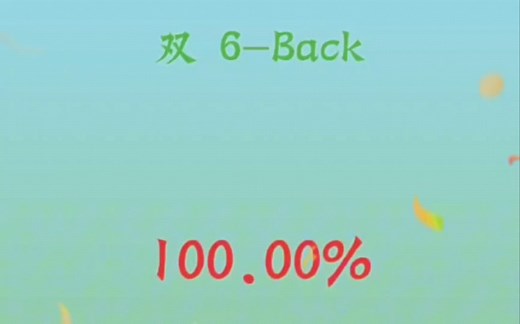 Dual N-Back，N=6满分实录