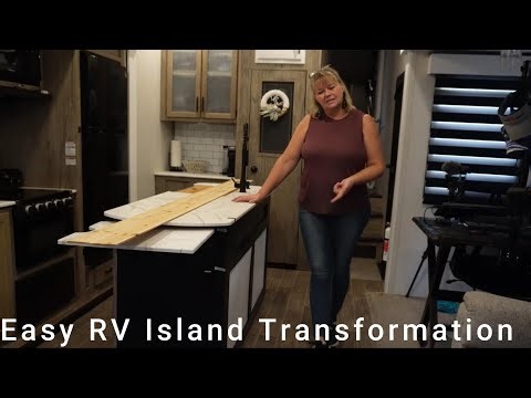 DIY RV Island Renovation in 2 days Cheaper & easier than you think #rvlife #travel