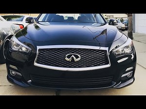 INFINITI Q50 License Plate Relocation Kit Install (DIY)