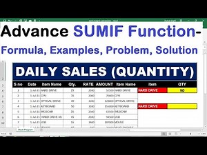 sumif function in excel example | sumif not working with text