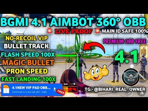 BGMI 4.1 AIMBOT OBB | BGMI 4.1 NO RECOIL CONFIG | BGMI NO RECOIL CONFIG 4.1 [100% Safe No Ban ]