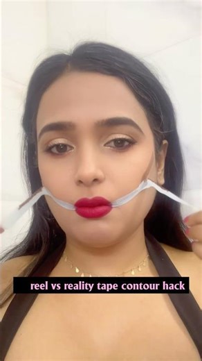 Reel vs Reality Tape Contour Hack 😳 Does This Actually Work?